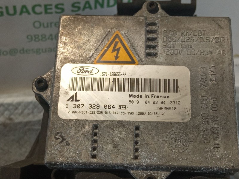 Recambio de faro delantero izquierdo para ford mondeo referencia OEM IAM 1305239172  CENTRALITA 1307329064