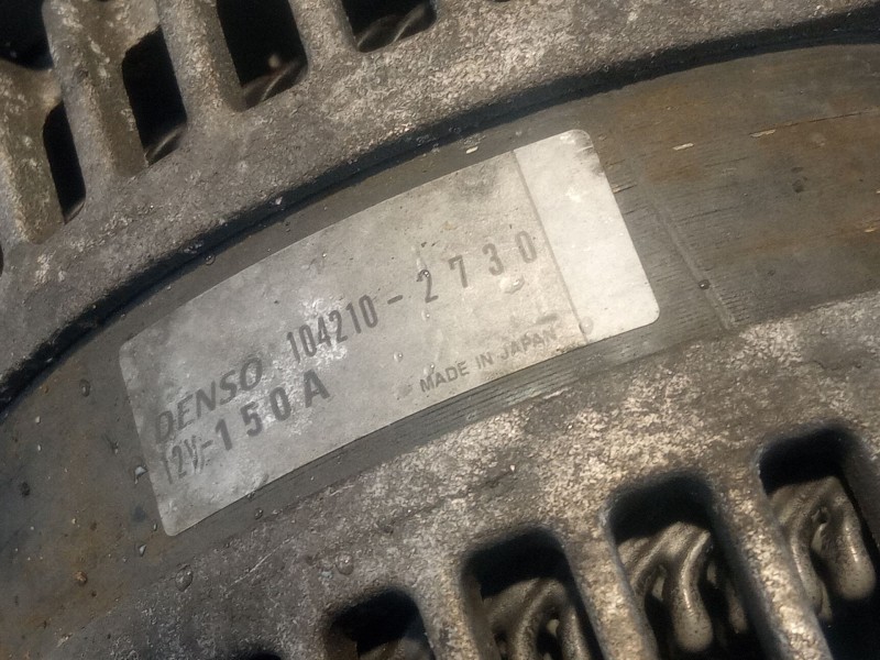 Recambio de alternador 150a/12v para ford focus referencia OEM IAM   