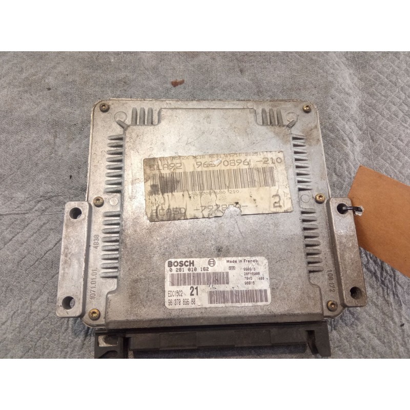 Recambio de centralita motor para peugeot 306 referencia OEM IAM 0281010162-9637089680  