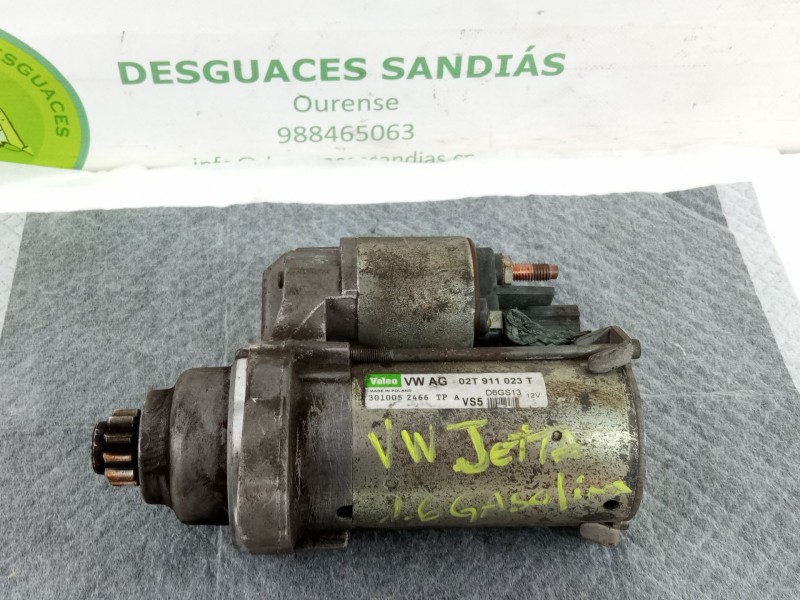 Recambio de motor arranque para volkswagen jetta referencia OEM IAM 02T911023T D6GS13 