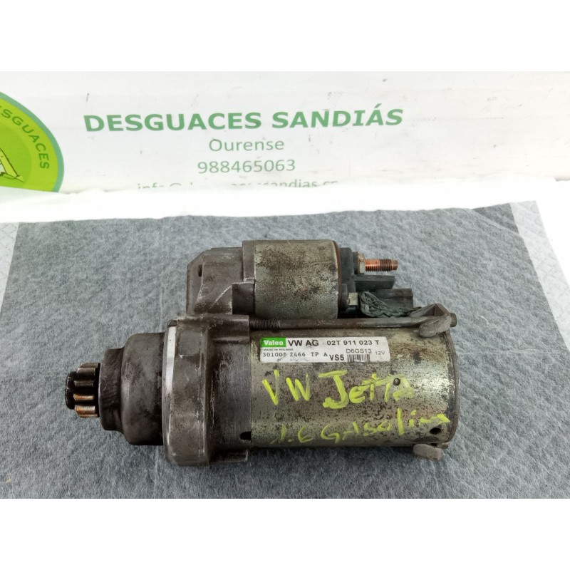 Recambio de motor arranque para volkswagen jetta referencia OEM IAM 02T911023T D6GS13 