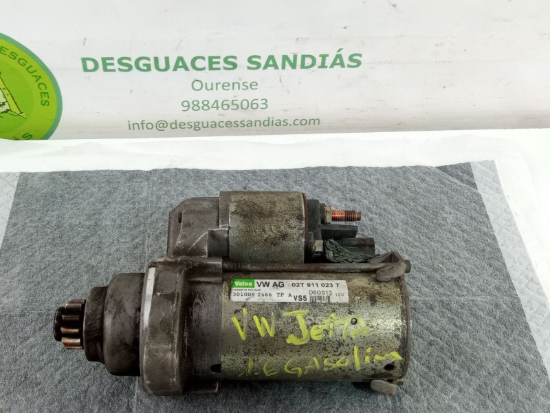 Recambio de motor arranque para volkswagen jetta referencia OEM IAM 02T911023T D6GS13 