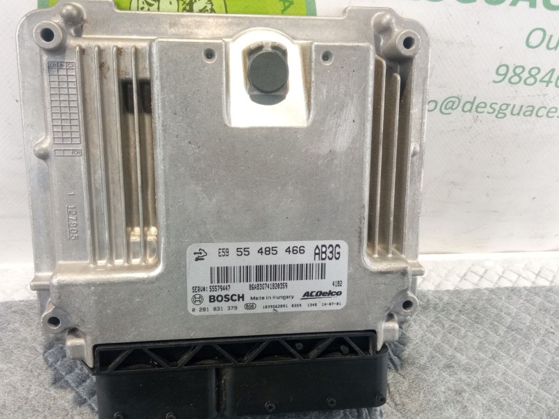 Recambio de centralita motor para opel zafira referencia OEM IAM 0281031379  