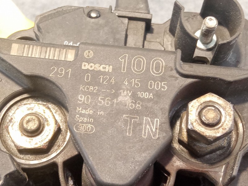 Recambio de alternador 100a/14v para opel zafira referencia OEM IAM 0124415005  