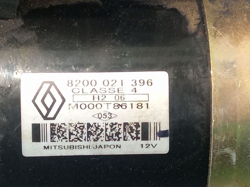 Recambio de motor arranque para renault megane referencia OEM IAM 8200021396  