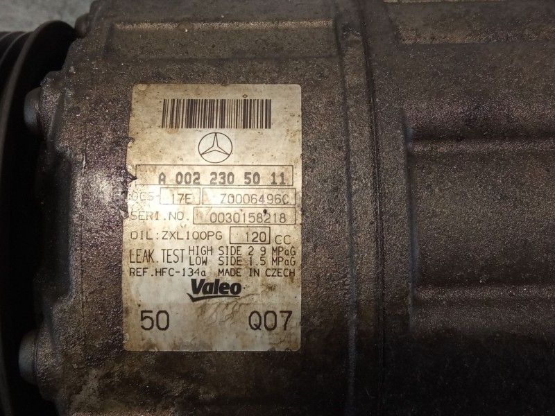 Recambio de compresor aire acondicionado para mercedes benz c220 referencia OEM IAM A0022305011  