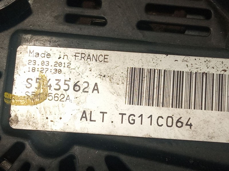 Recambio de alternador para renault megane referencia OEM IAM TG11C064-S543562A  