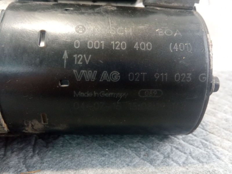 Recambio de motor arranque para seat ibiza referencia OEM IAM 0001120400/02T911023  