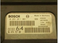 Recambio de centralita motor para peugeot 307 referencia OEM IAM 0281011081  9647472780 2