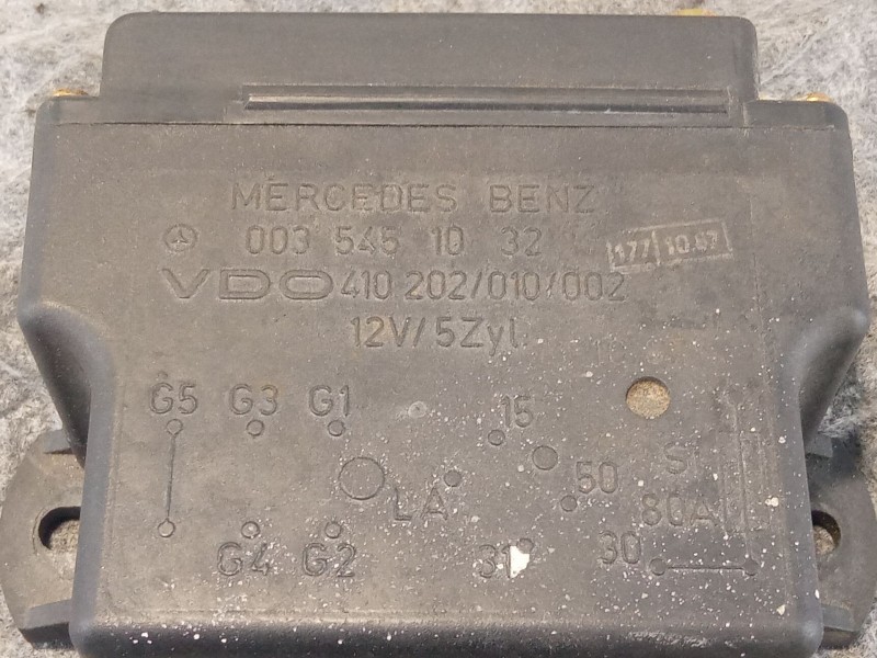 Recambio de relé precalentamiento para mercedes benz 190 190d 2.5 referencia OEM IAM 0035451032  