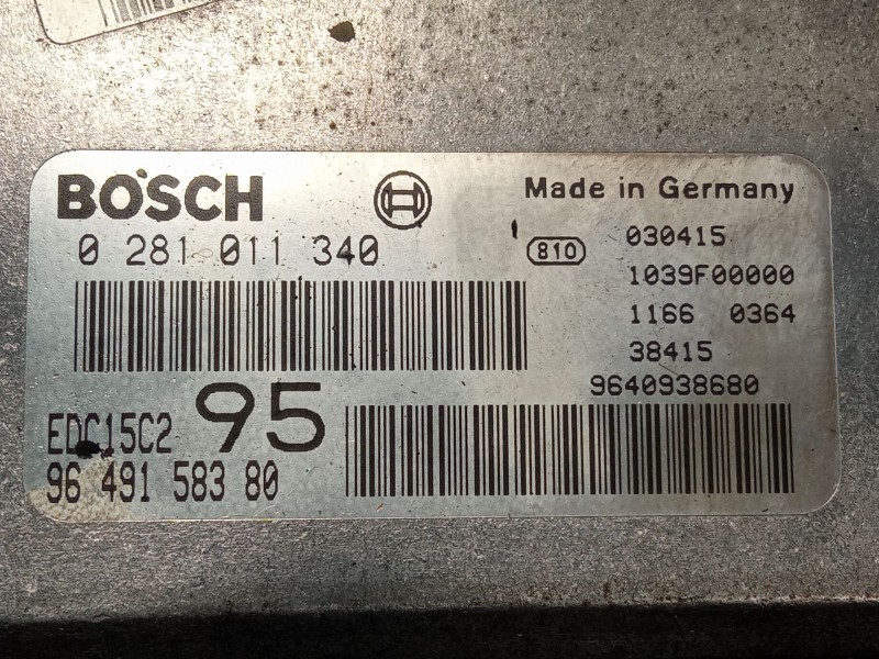 Recambio de centralita motor para citroën c5 referencia OEM IAM 02810113409649158380  