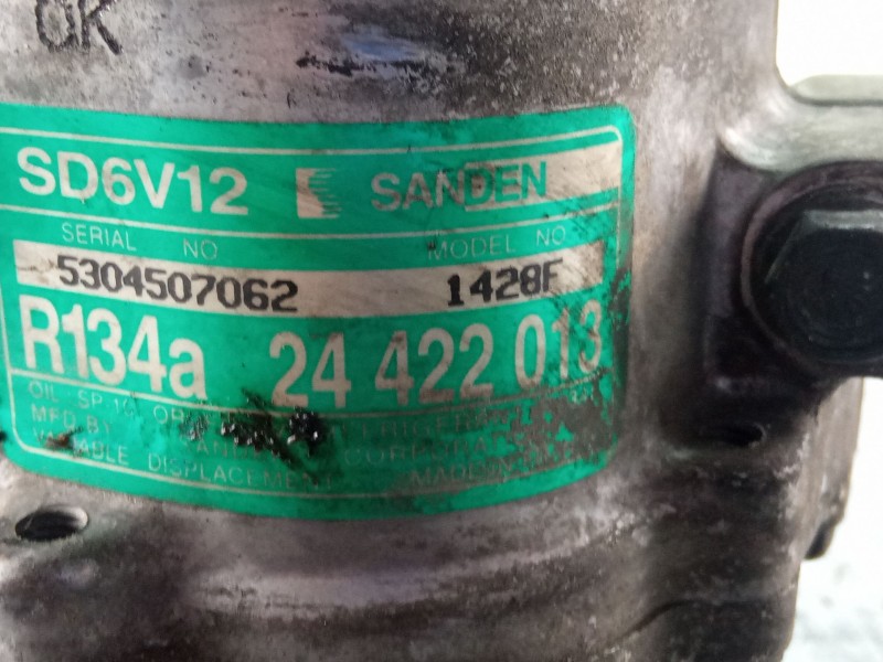 Recambio de compresor aire acondicionado para opel astra referencia OEM IAM SD6V12  
