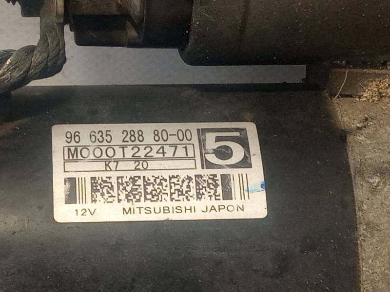 Recambio de motor arranque para citroën c4 referencia OEM IAM 9663528880-00  