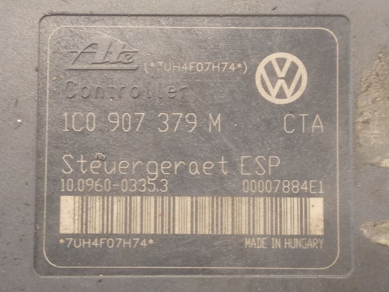 Recambio de modulo abs para seat león referencia OEM IAM 1J0614517J  