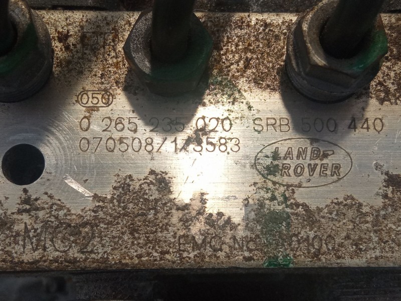 Recambio de modulo abs para range rover sport hse referencia OEM IAM 0265235020SRB500440  