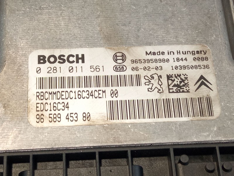 Recambio de centralita motor para citroën c5 referencia OEM IAM 96589453800281011561  