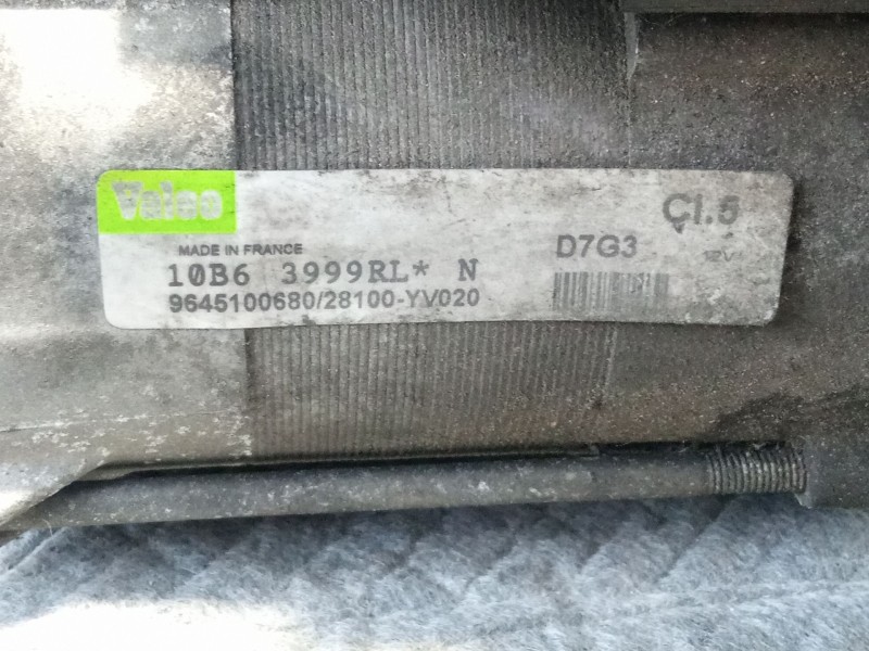 Recambio de motor arranque para citroën c5 referencia OEM IAM 9645100680   Recambio de motor arranque para citroën c5 referencia OEM IAM 9645100680