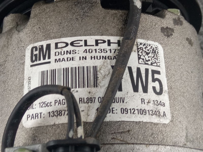 Recambio de compresor aire acondicionado para opel astra referencia OEM IAM 401351739  