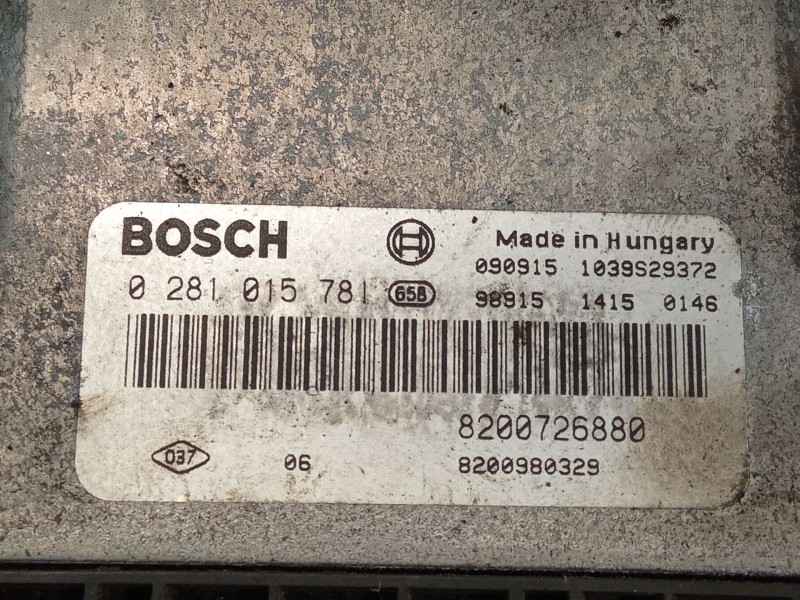 Recambio de centralita motor para renault laguna referencia OEM IAM 028101578182007268808200980329  