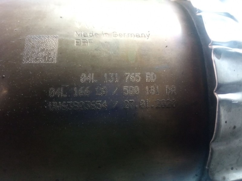 Recambio de filtro de particulas para seat león referencia OEM IAM 04L131765BD04L131678B04L166CA5Q0181DA  