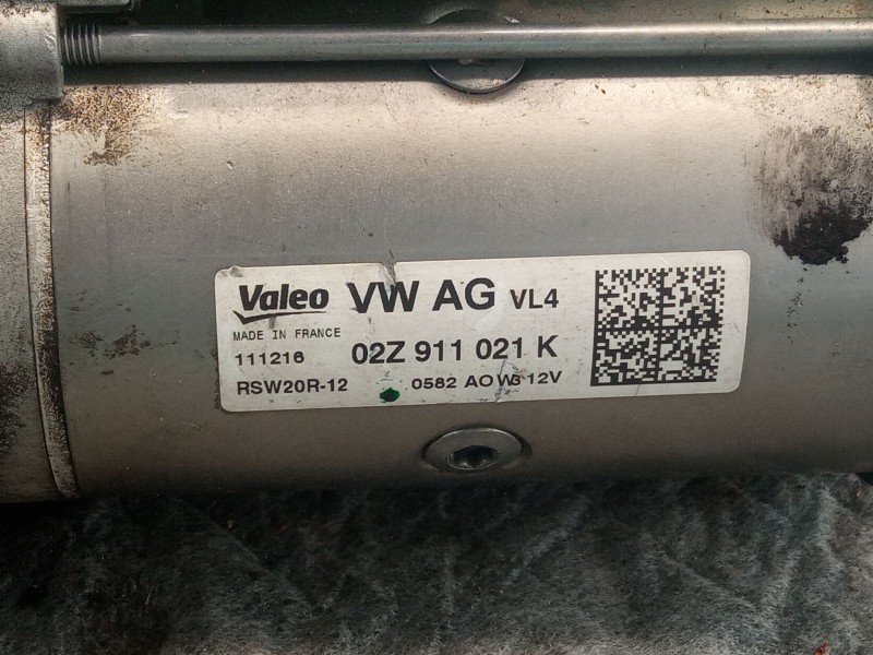 Recambio de motor arranque para seat ibiza referencia OEM IAM 02Z911021K  