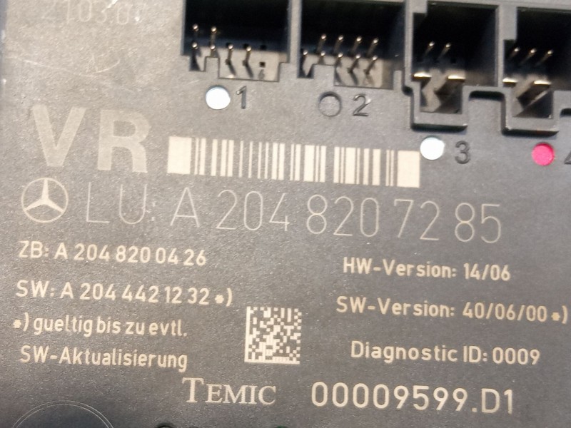 Recambio de modulo confort delantero derecho para mercedes-benz c220 referencia OEM IAM A2048207285  