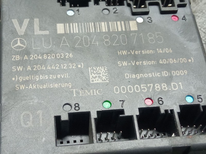 Recambio de modulo confort para mercedes-benz c220 referencia OEM IAM A2048207185  