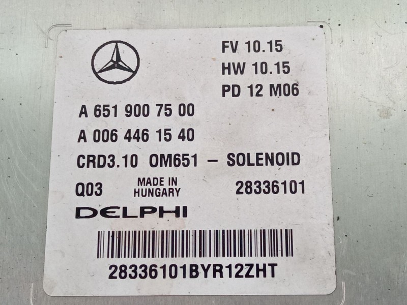 Recambio de centralita motor para mercedes benz c220 referencia OEM IAM A0064461540 A6519007500 DELPHI 28336101
