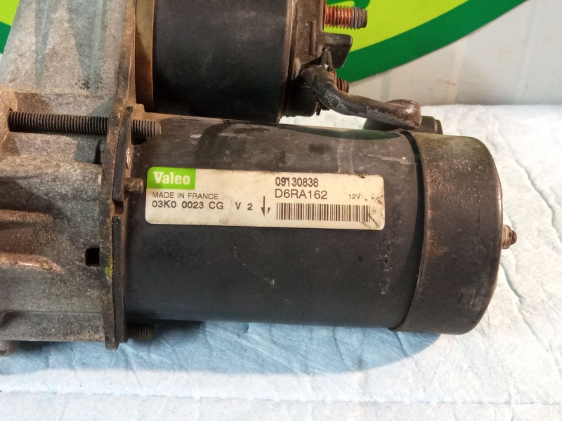 Recambio de motor arranque para opel corsa referencia OEM IAM 09130838  