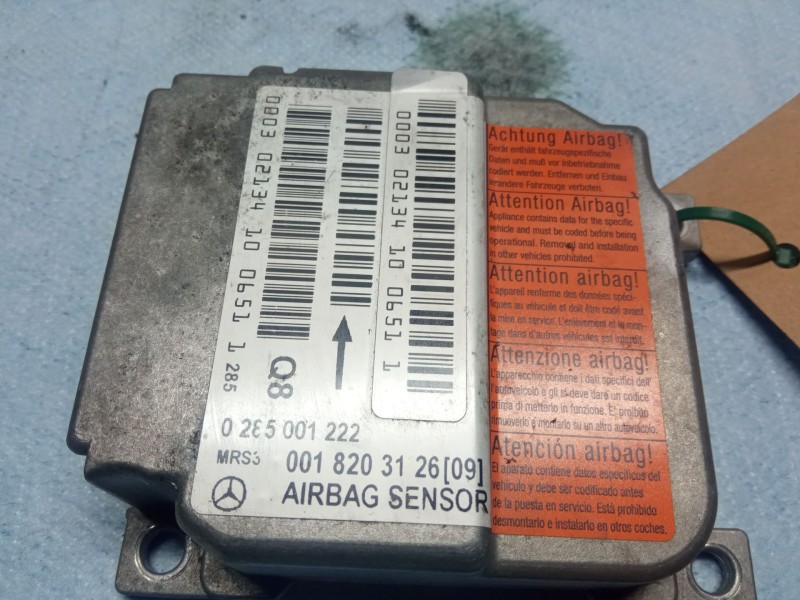 Recambio de centralita airbag para mercedes-benz a 170 cdi referencia OEM IAM 0018203126  