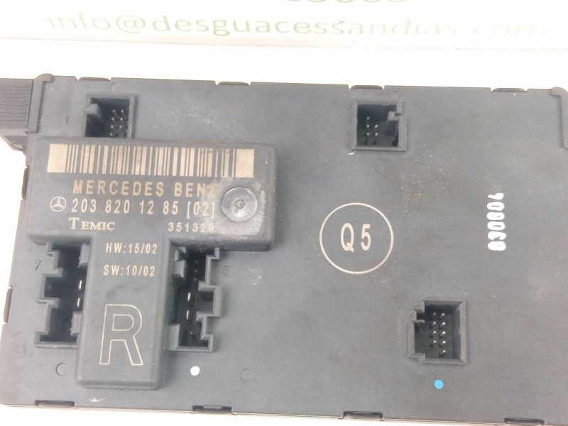Recambio de centralita cierre para mercedes-benz c220 referencia OEM IAM 2038201285  