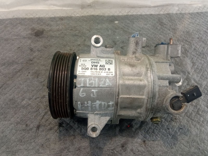 Recambio de compresor aire acondicionado para seat ibiza referencia OEM IAM 5Q0816803B12066210148D  