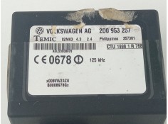Recambio de centralita inmovilizador para volkswagen lt35 referencia OEM IAM 2D0953257   2