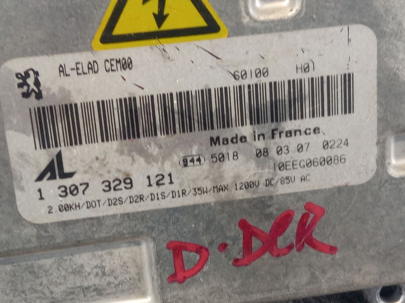 Recambio de centralita faros xenon para peugeot 307 referencia OEM IAM 1307329121  