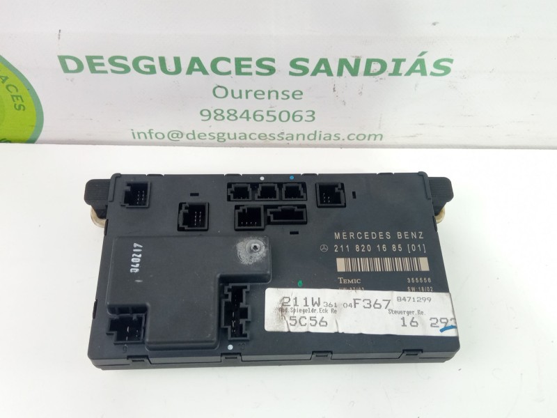 Recambio de centralita puerta delantera derecha (espejo, elevalunas, cierre) para mercedes-benz e270 cdi referencia OEM IAM 2118