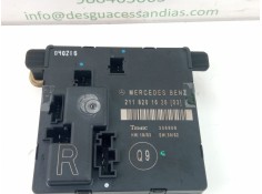 Recambio de centralita puerta trasera derecha (elevalunas y cierre) para mercedes-benz e270 cdi referencia OEM IAM 2118201626   2