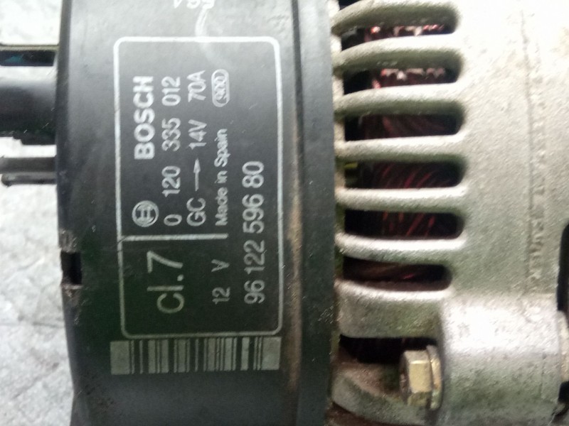 Recambio de alternador para peugeot partner referencia OEM IAM 9612259680  