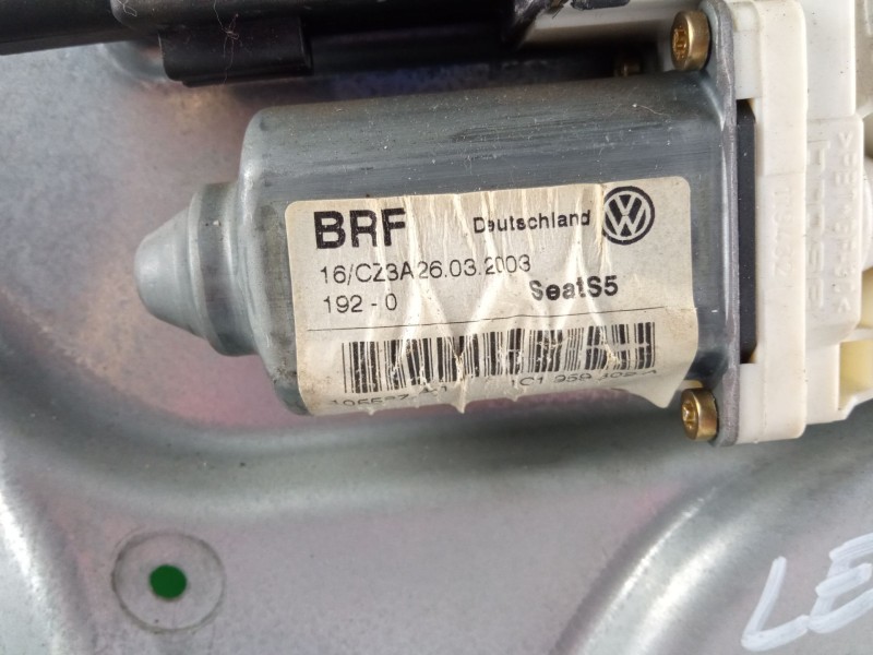Recambio de elevalunas delantero derecho para seat leon 1.9 tdi 6v d/arl referencia OEM IAM   