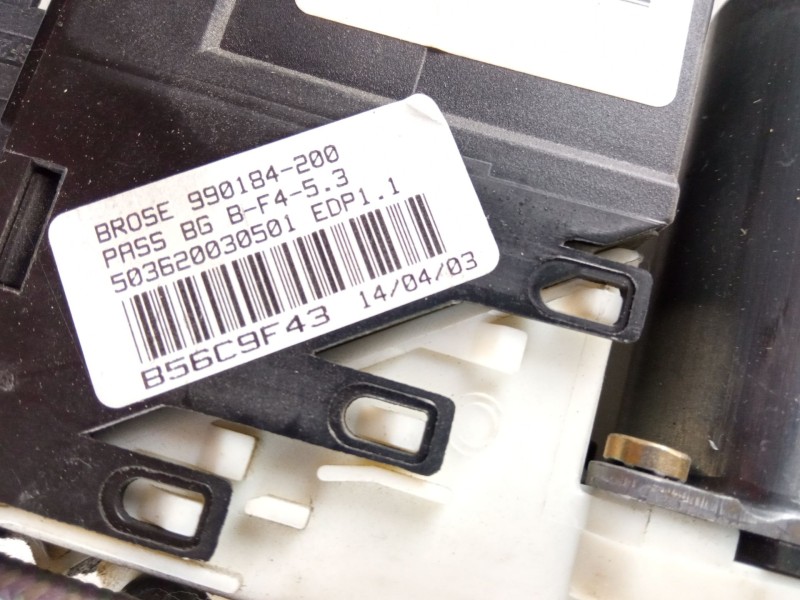 Recambio de elevalunas delantero derecho para citroën c5 referencia OEM IAM 9648485080  