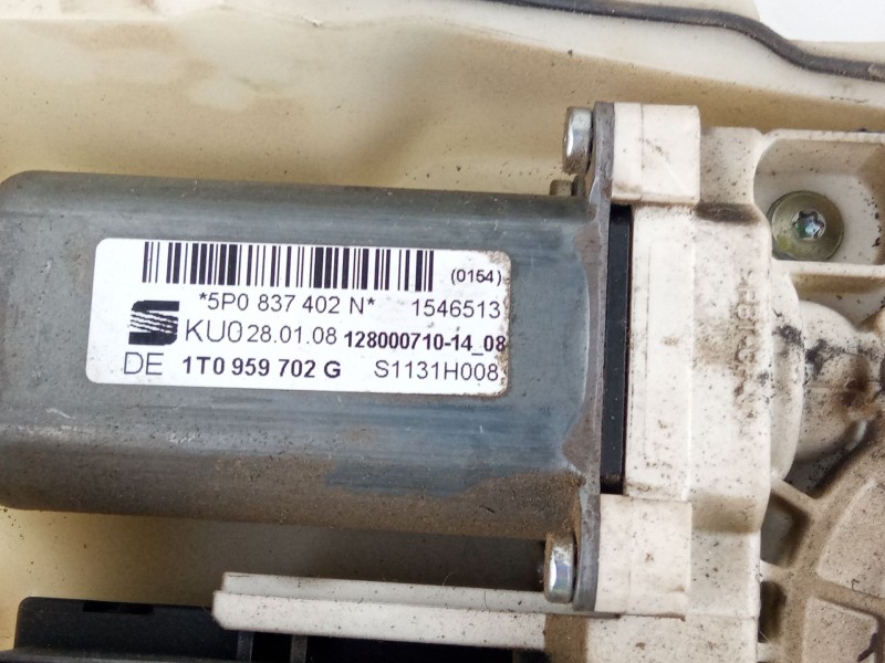 Recambio de elevalunas delantero derecho para seat altea referencia OEM IAM F005S00295 1k0 959 792 M 