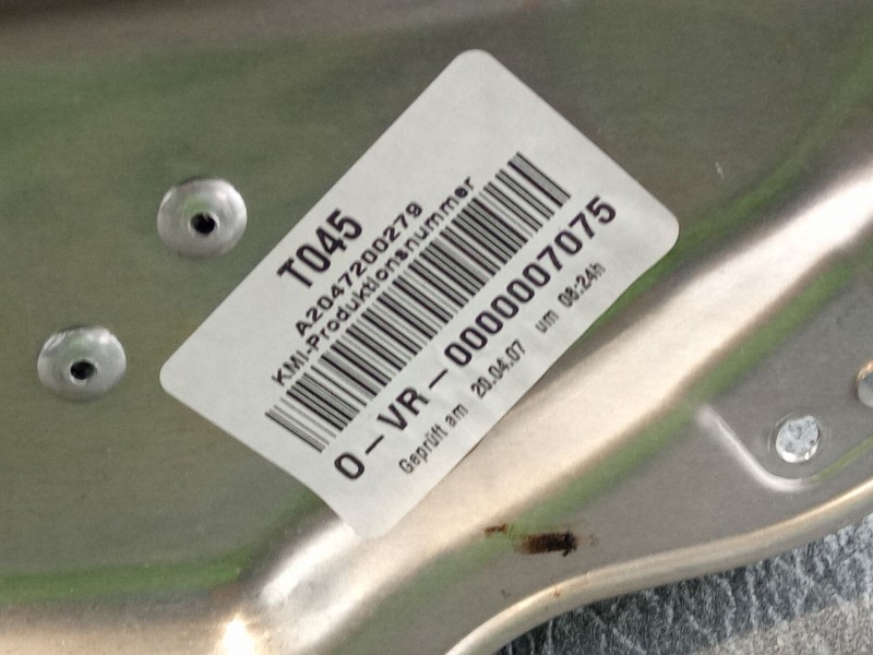 Recambio de elevalunas delantero derecho para mercedes-benz c220 referencia OEM IAM A2047200279  