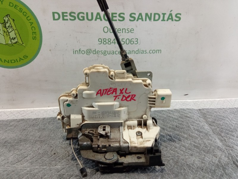 Recambio de cerradura puerta trasera derecha para seat altea referencia OEM IAM   