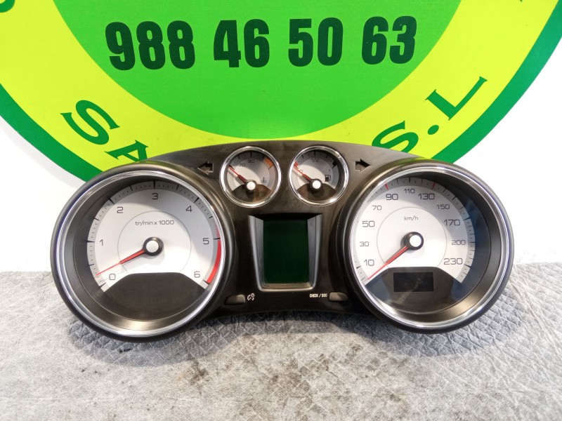 Recambio de cuadro instrumentos para peugeot 308 referencia OEM IAM 9665107680  
