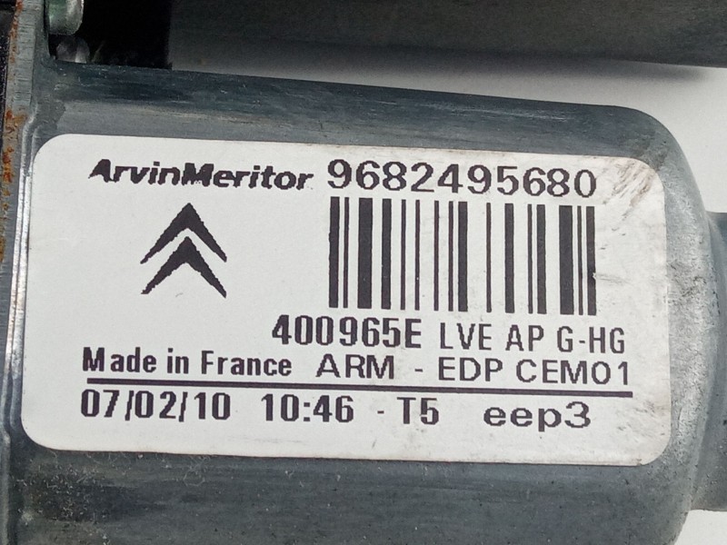 Recambio de elevalunas delantero izquierdo para citroën c4 referencia OEM IAM 9682495680 400965E 