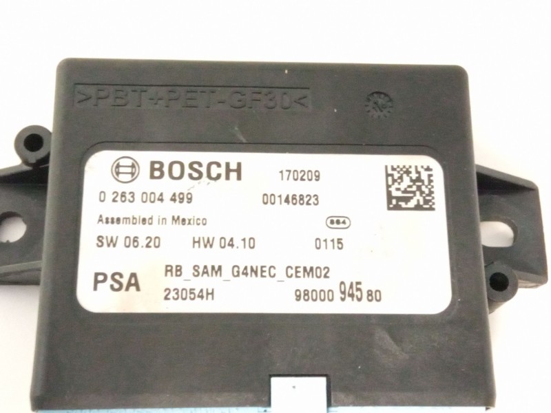 Recambio de modulo electronico aparcamiento para citroën ds4 referencia OEM IAM 98000945800263004499  