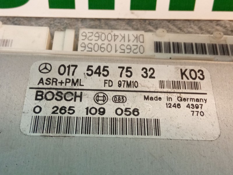 Recambio de centralita asr para mercedes-benz e300 d referencia OEM IAM 01754575320265109056  