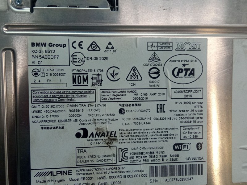 Recambio de kit navegacion para mini countryman cooper referencia OEM IAM   