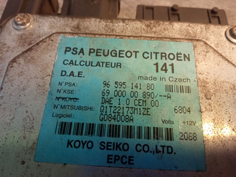 Recambio de centralita direccion asistida para citroën c3 referencia OEM IAM 9659514180  