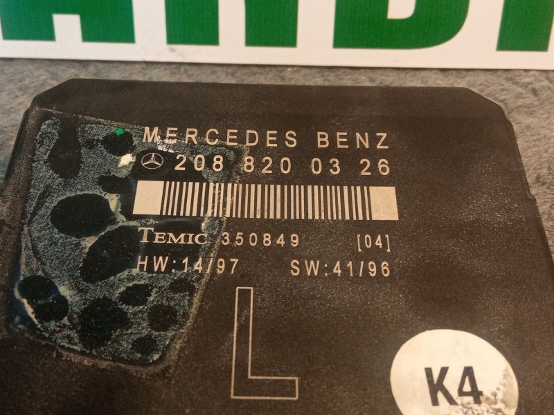 Recambio de centralita cierre para mercedes-benz 320 clk referencia OEM IAM 2088200326  