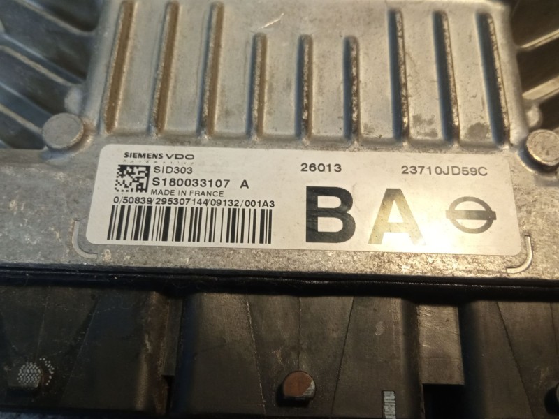 Recambio de centralita motor para nissan qashqai referencia OEM IAM S180033107A  